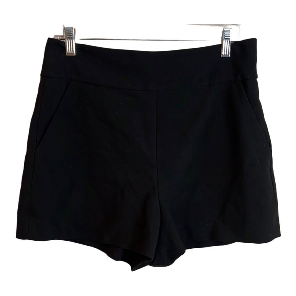 Alice + Olivia Black High Waist Shorts